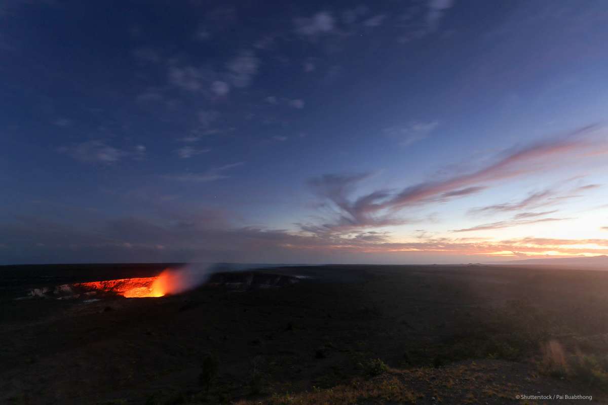 Hawaii's Volcanos National Park Halemaum'uCrater