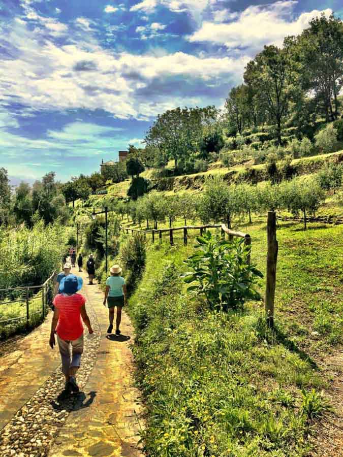 Hiking on a Backroads trip in Italy