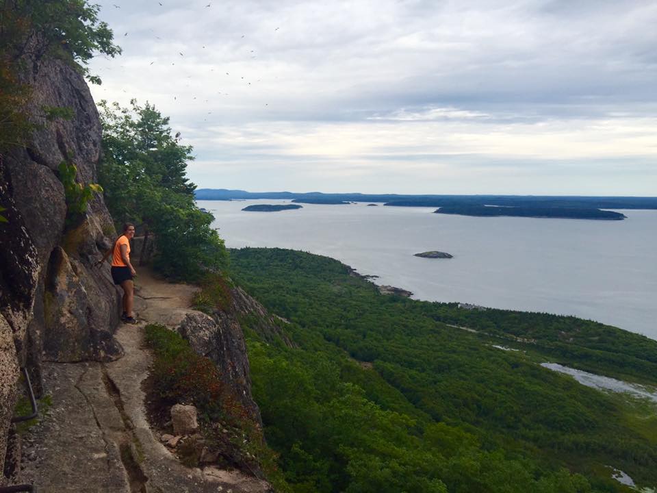 Precipice Trail hike in Acadia National Park, Maine