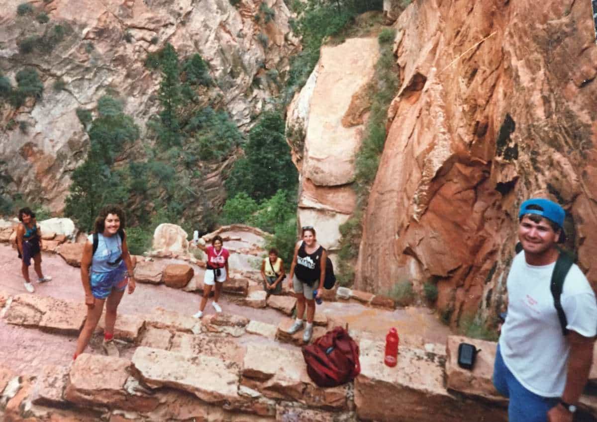 Backroads Bryce, Zion & Grand Canyon Backroads trip in 1988 with Jennifer Newcombe