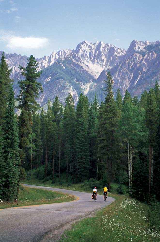 Biking in the Canadian Rockies