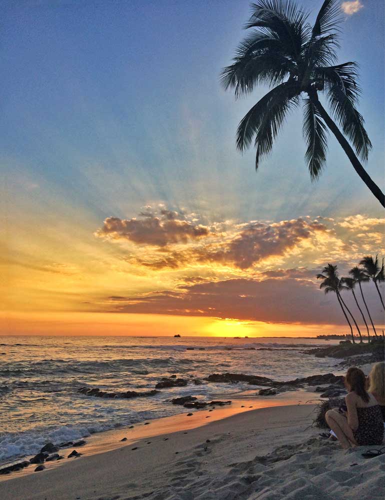 Sunset on Hawaii's Big Island with Backroads