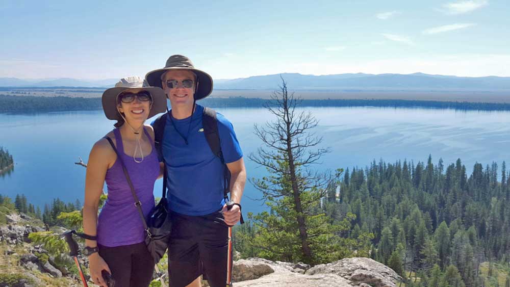 Hiking near Yellowstone Lake with Backroads