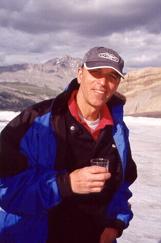 My husband Jim at Glacier