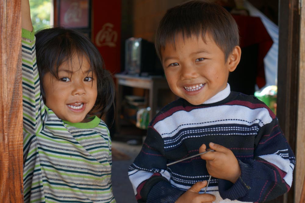 Kids in Laos