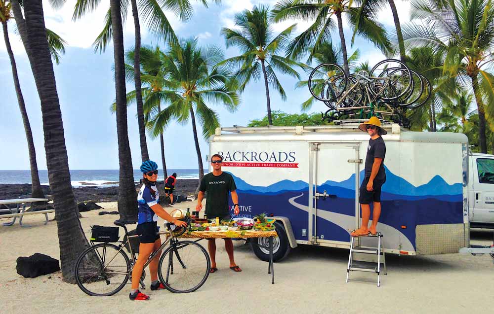 A Backroads Rolling Kitchen Trailer and Picnic