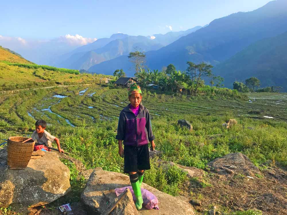Our Hmong Guide Chi in Sapa, Vietnam