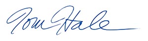 Tom Hale Signature