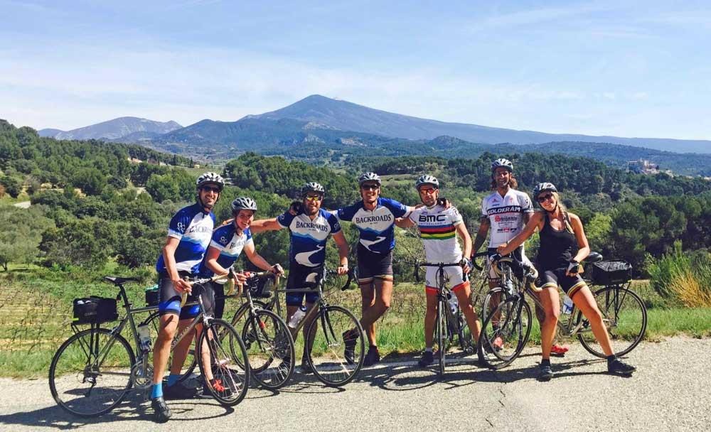 Backroads Leaders biking in Provence