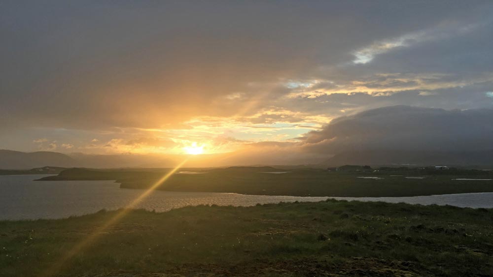 Midnight Sun in Iceland