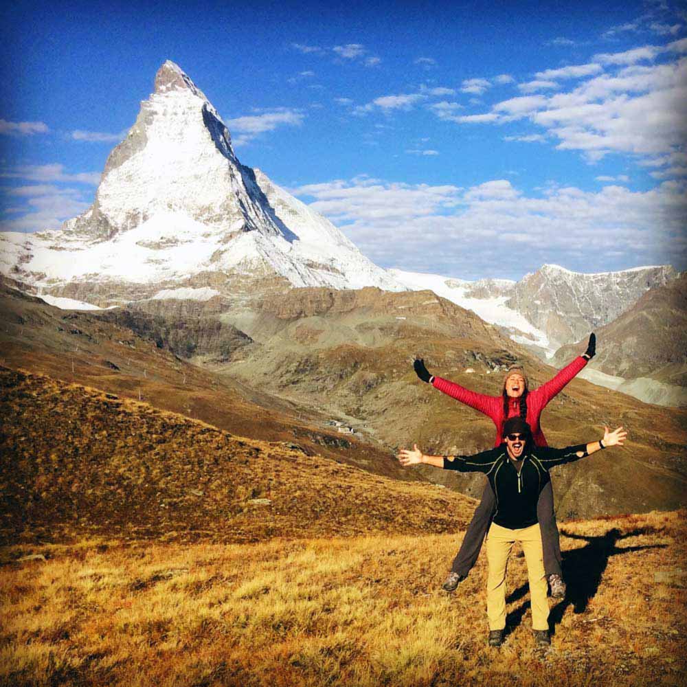 Materhorn and Riffelseeweg-Zermatt Wallis Switzerland