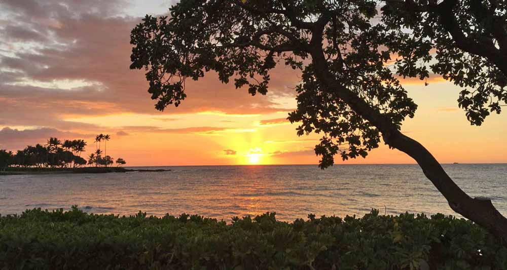 Sunset in Hawaii
