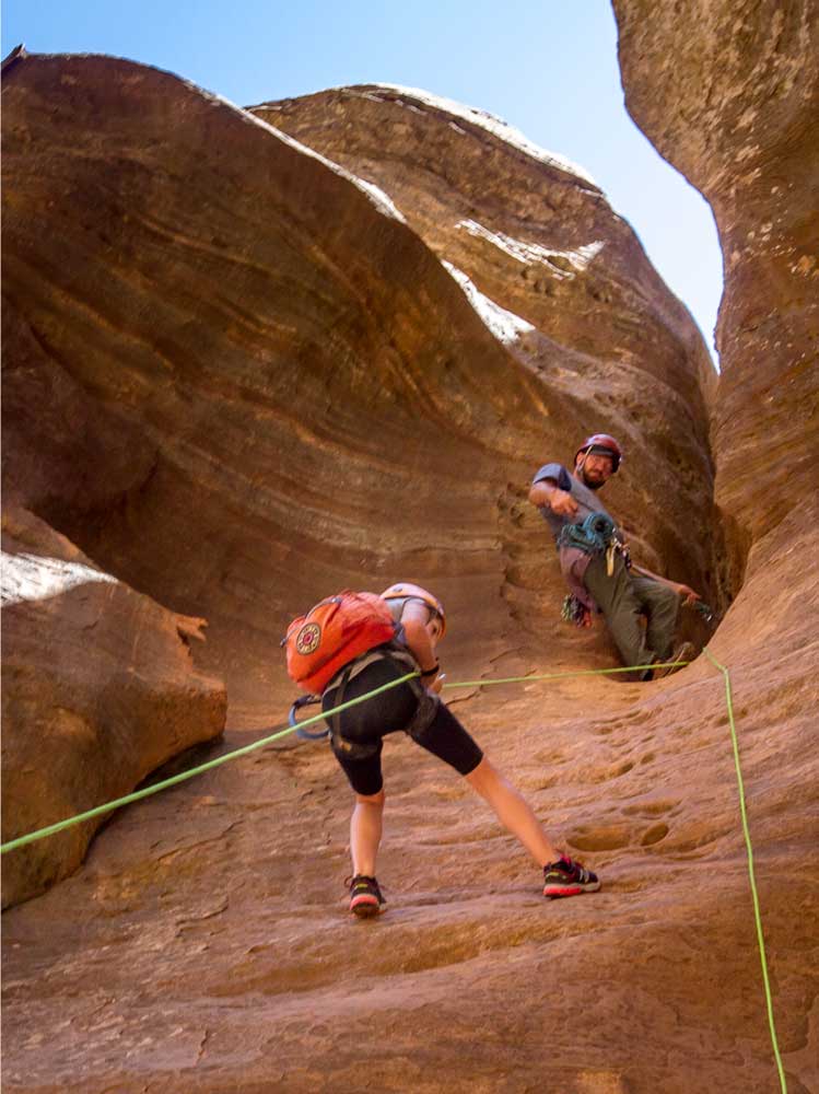 Kids Canyoneering in Utah with Backroads