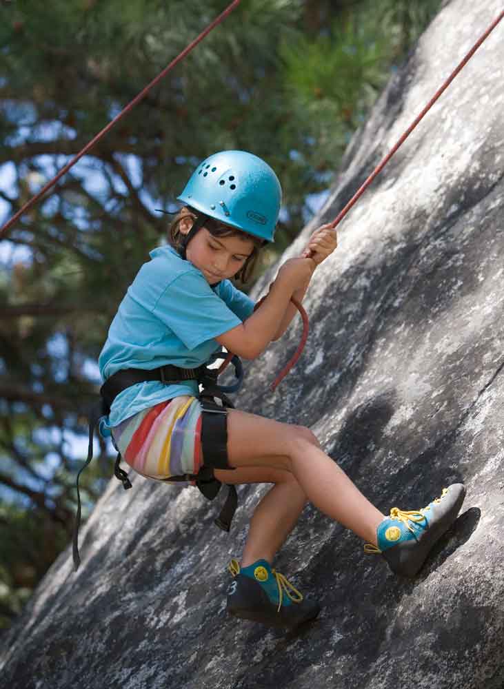 Rock Climbing in Yosemite on a Backroads Family Trip