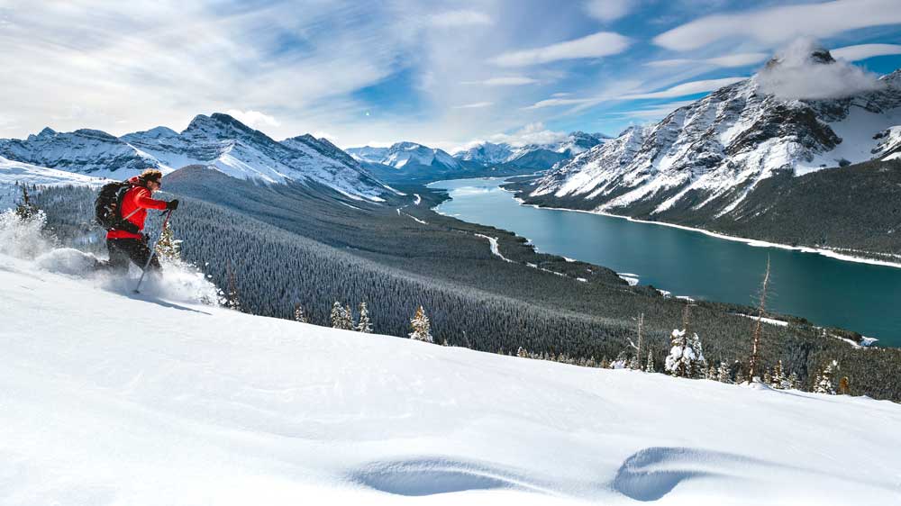 Snowshoeing in the Canadian Rockies