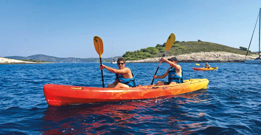 Kayaking in Croatia
