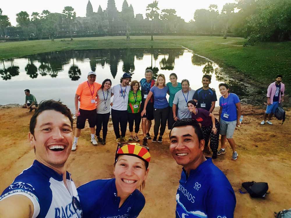 Backroads Group in Cambodia