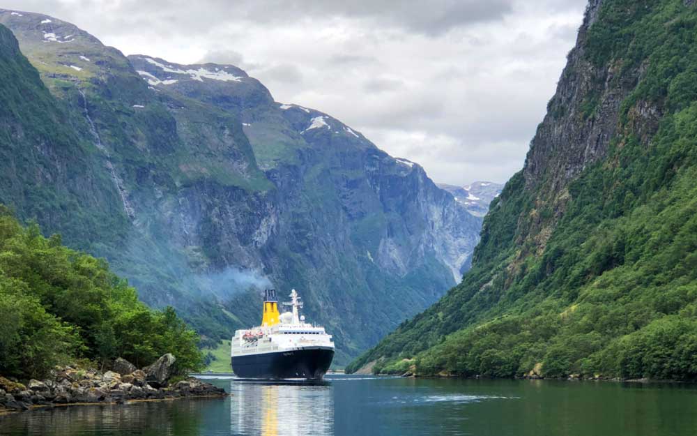 Cruise Ship in Norway