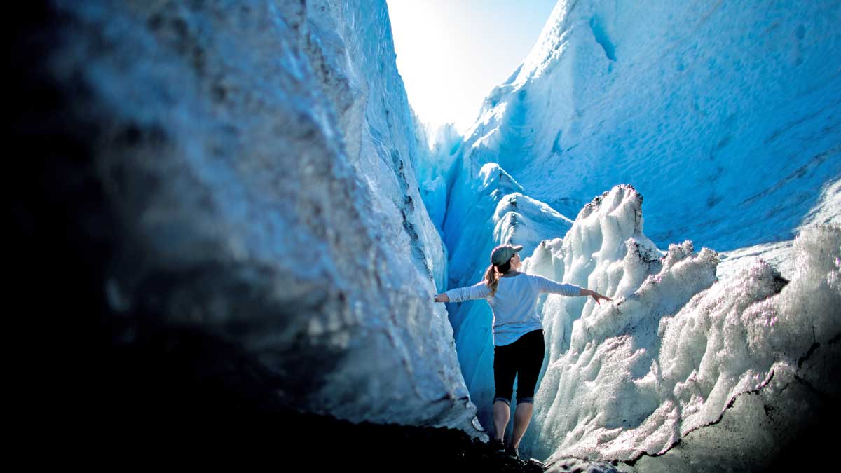 Hike on Glacier, Alaska