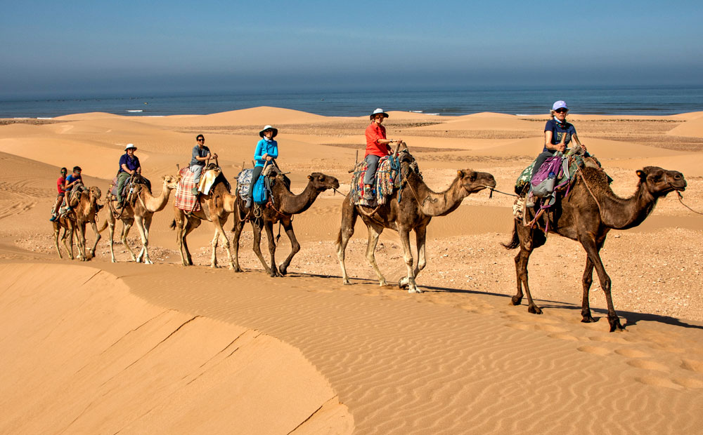 Riding Camels in Morocco with Backroads