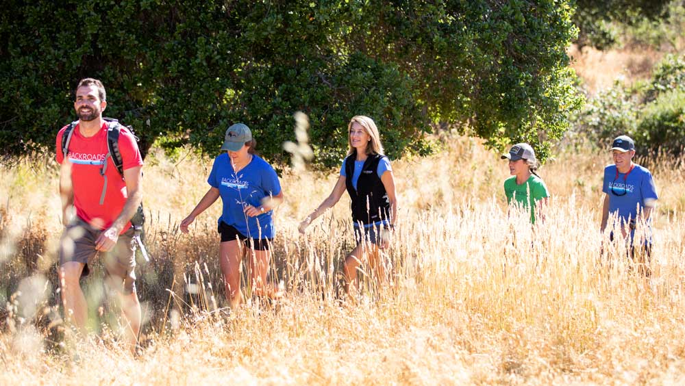 Backroads 20's and beyond family walking and hiking trip
