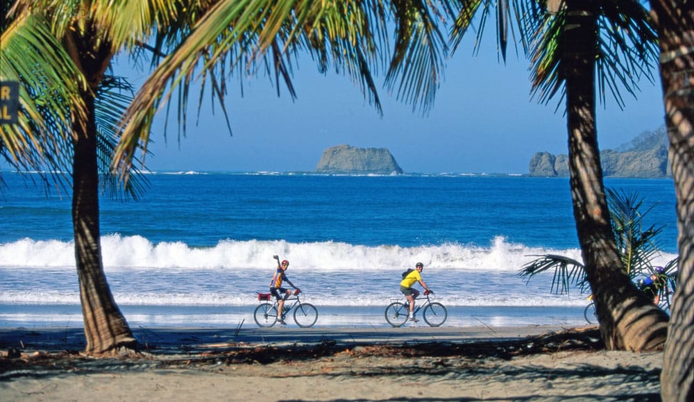 Biking on the Beach in Costa Rica
