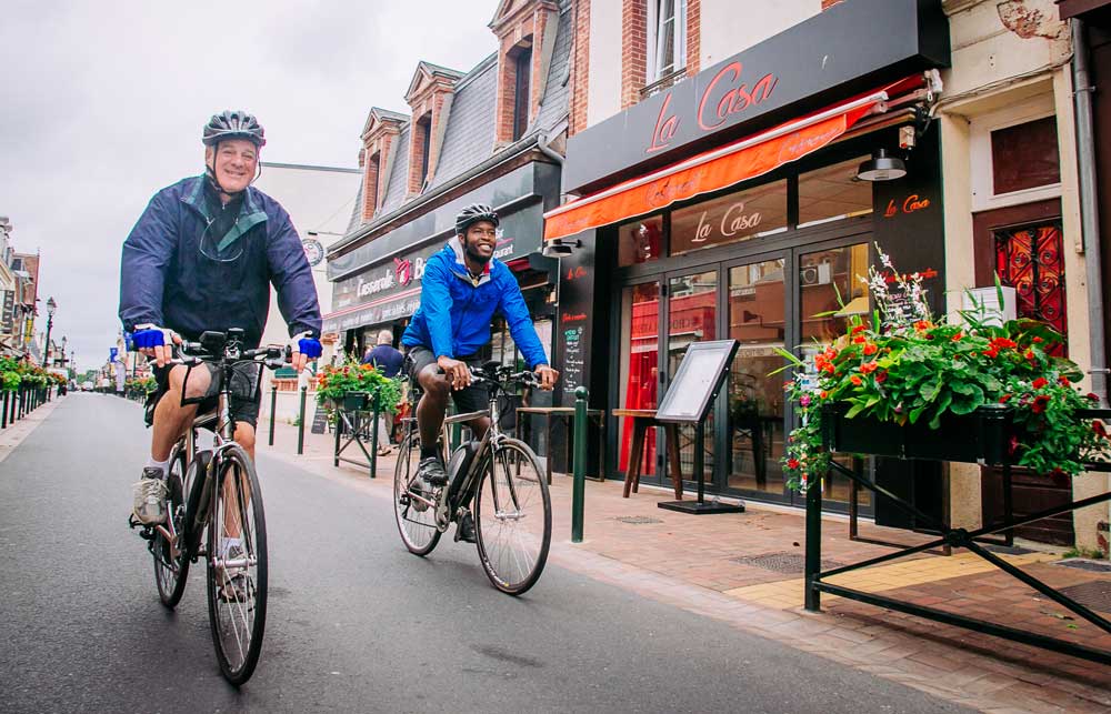 Biking in France