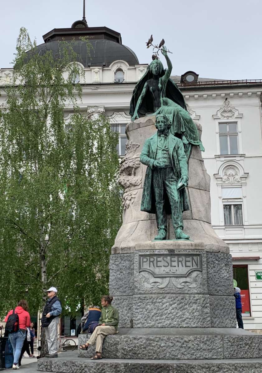 Preseren Monument in Ljubljana