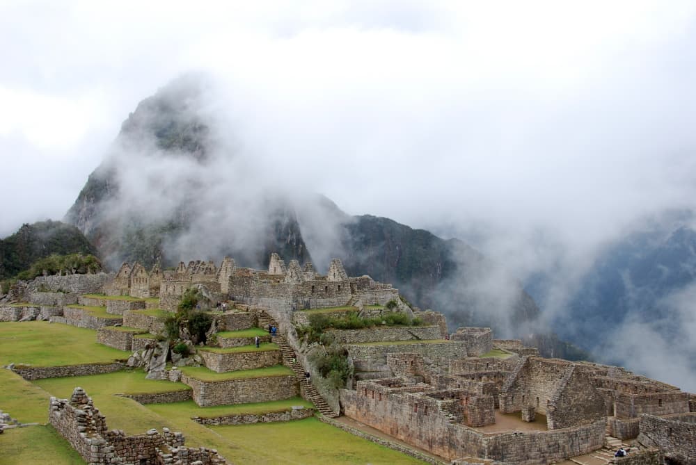 Machu Picchu early morning mist