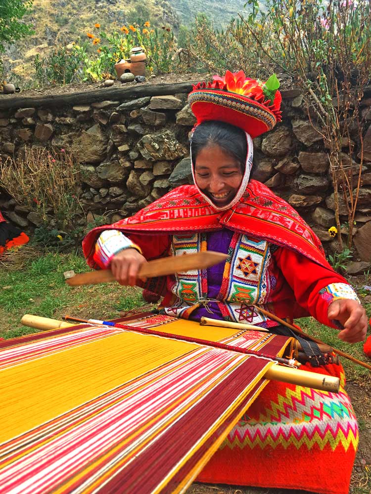 Weaving in Peru