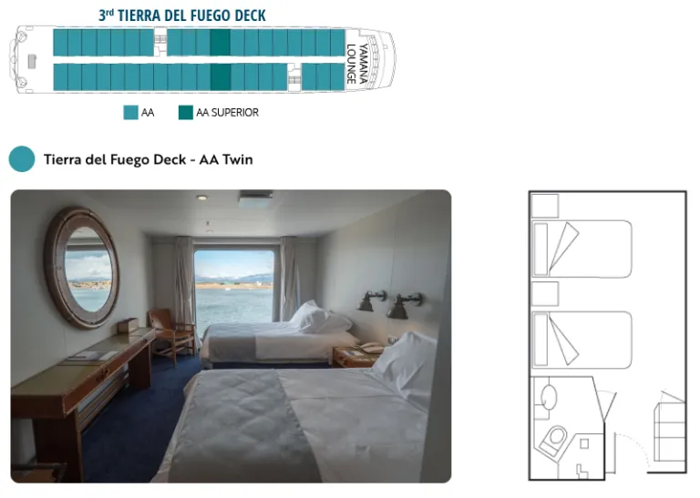 Ventus Australis - Tierra del Fuego Deck - AA Twin