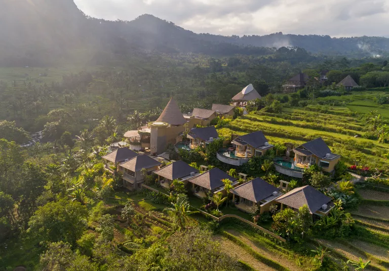 Aerial view of Wapa di Ume