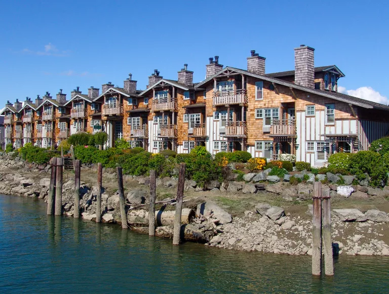 Exterior view of Channel Lodge