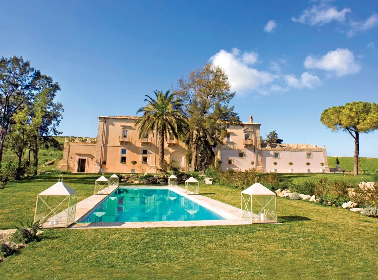 The grounds at Castello Camemi