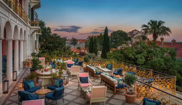 Terrace view of Hilton Imperial Dubrovnik