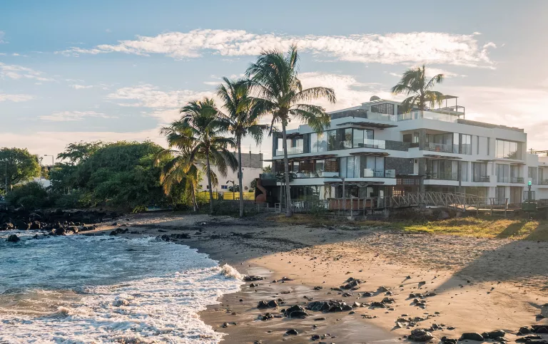 Exterior view of the Golden Bay Galapagos