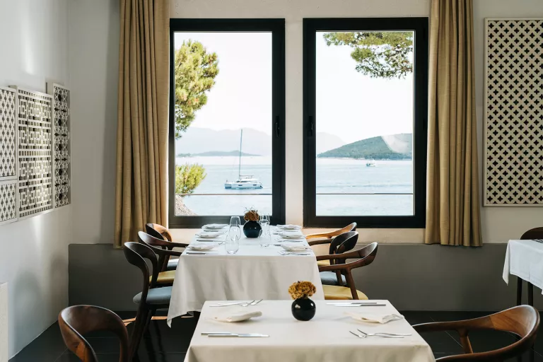 Dining room at Lesic Dimitri Palace