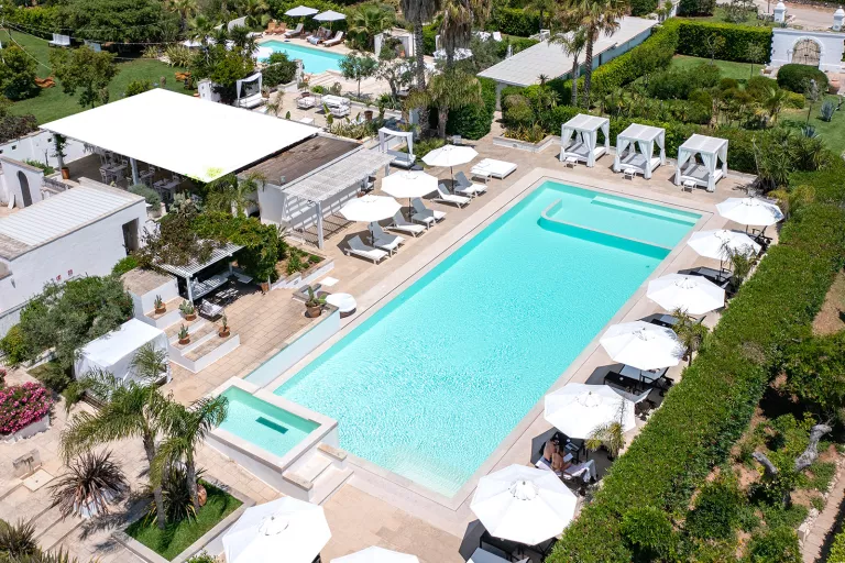 Aerial view of the Tenuta Centoporte