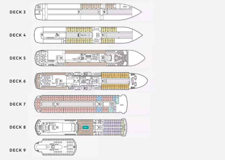 Le Paul Gauguin Deck Plan