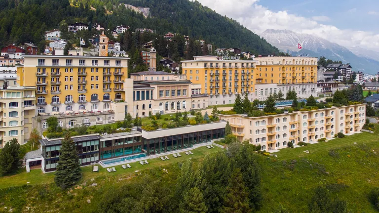 Exterior view of Kulm Hotel St. Moritz