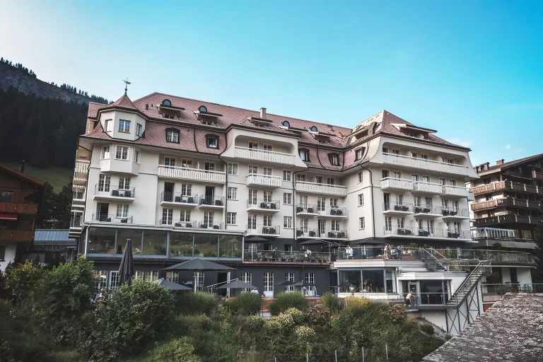 The exterior view of The Cambrian