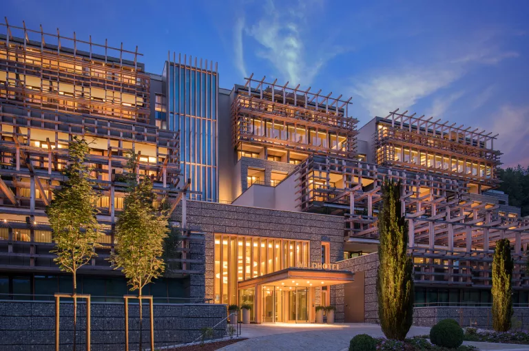 Exterior shot of Waldhotel Burgenstock