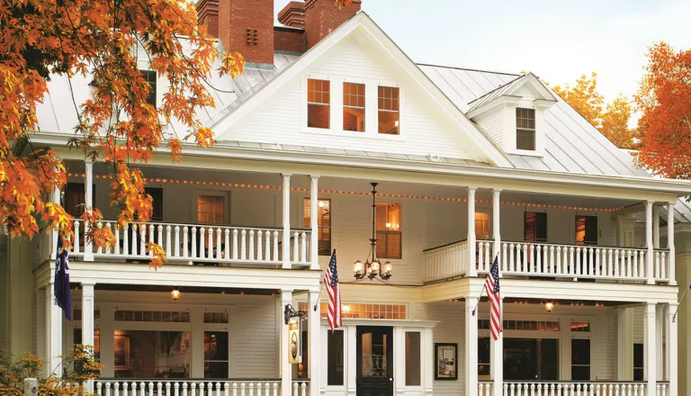 Exterior view of Pitcher Inn.