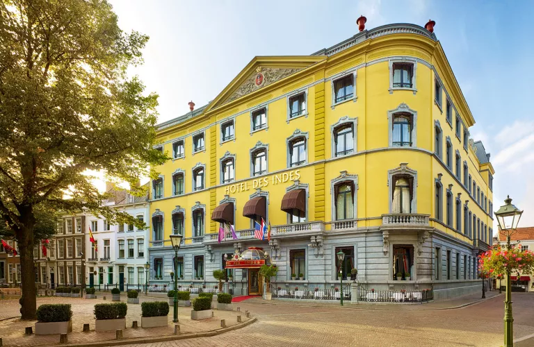 Exterior view of Hotel des Indes