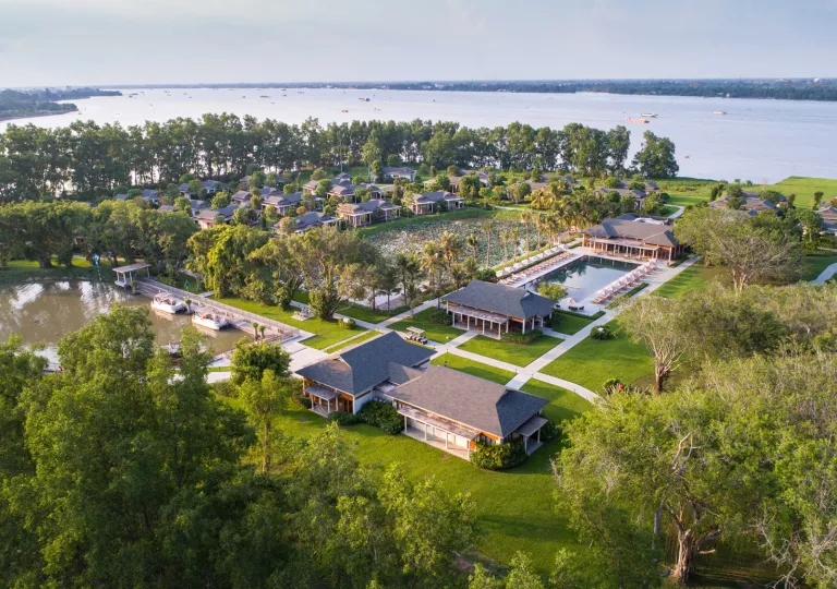 aerial view of azerai hotel