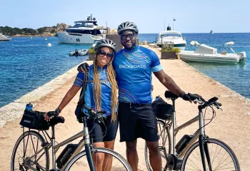 Martina Jones Johnson of That Couple Who Travels with her husband in Sardinia and Corsica