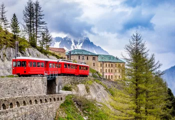 Train Swiss Alps
