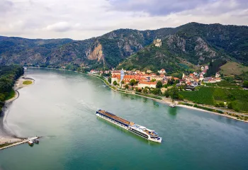 Cruise Ship on a river 