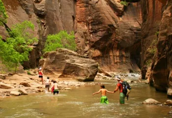 Backroads Bryce, Zion and Grand Canyon family multisport camping vacation.