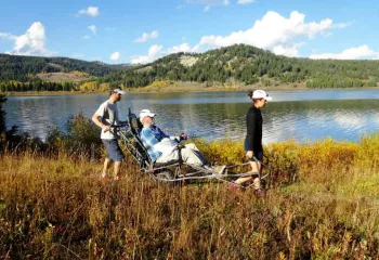 Teton Adaptive Sports DPort by the lake